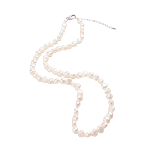 Náhrdelník z riečnych perál GD506 White