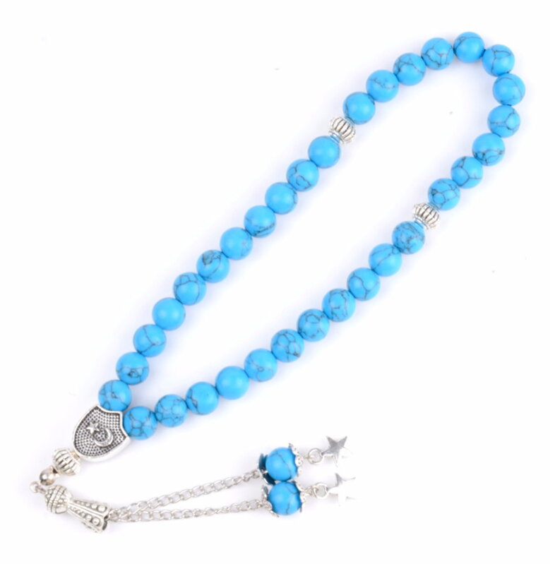 Náramok Tasbih Tyrkys