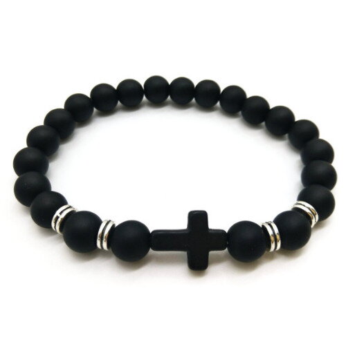 Náramok Miranda Cross Black Náramok Miranda Cross Black