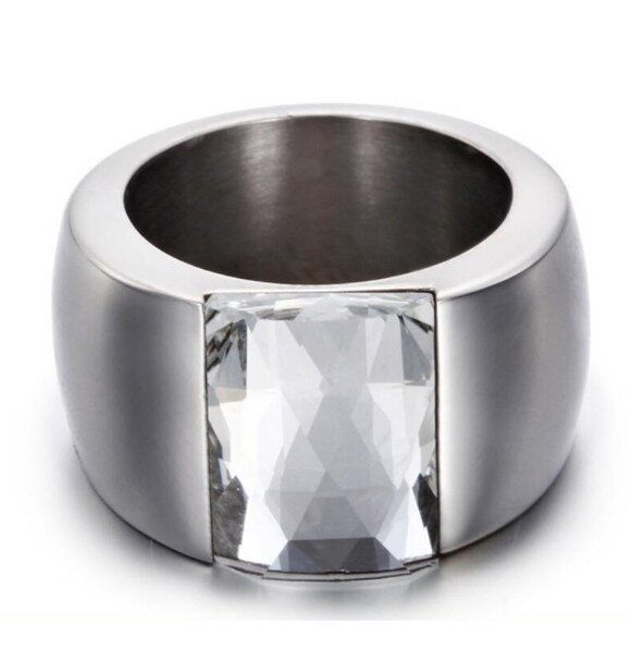 Prsteň Miranda Crystal CG1178 Steel Prsteň Miranda Crystal CG1178 Steel