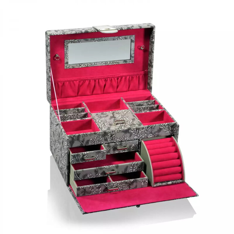 Šperkovnica Juwelendieb Amélie 70003-12 Grey/Pink