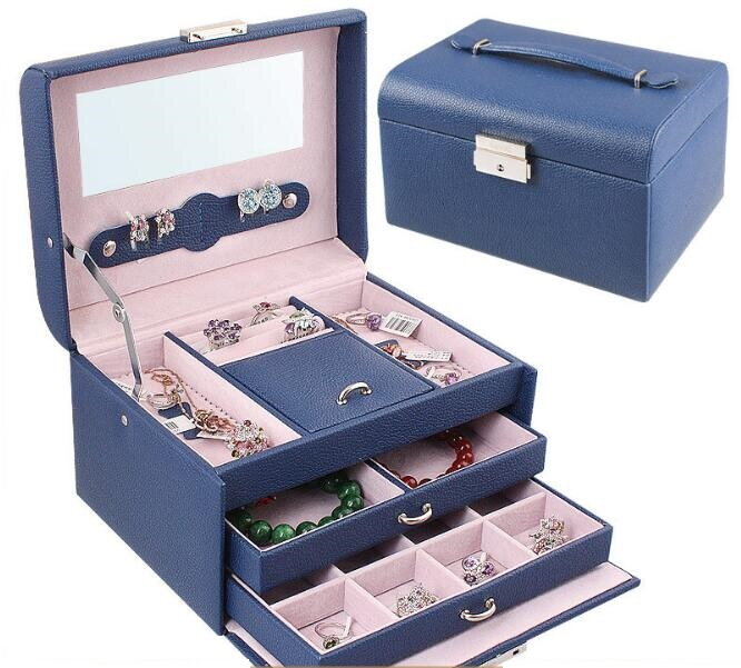 Šperkovnica Miranda Luna modrá