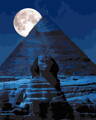 Maľovanie podľa čísiel Pyramída sa Sfingou