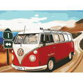 Malovanie podľa čísiel Volkswagen Hippie Van DX2001