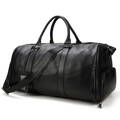 Kožená cestovná taška Miranda AM423 čierna