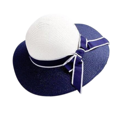Dámský klobúk Miranda modro-biely