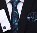 Darčeková súprava kravata, vreckovka a manžetové gombíky AMS177