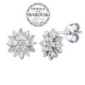 Silvego strieborné náušnice Alivia Swarovski Zirconia MW13935A